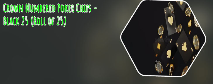 Crown and dice poker chips