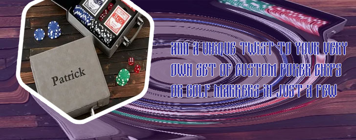 Custom poker chip set