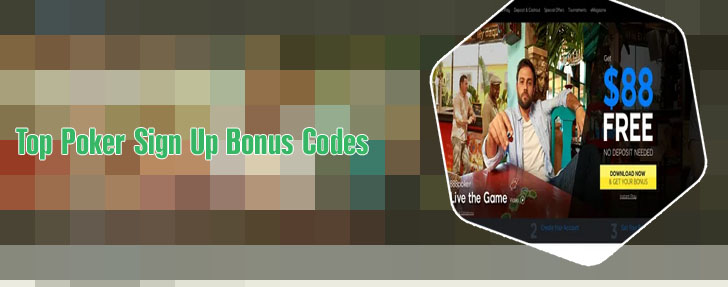 Online poker bonus codes