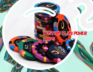 Poker chip set personalized