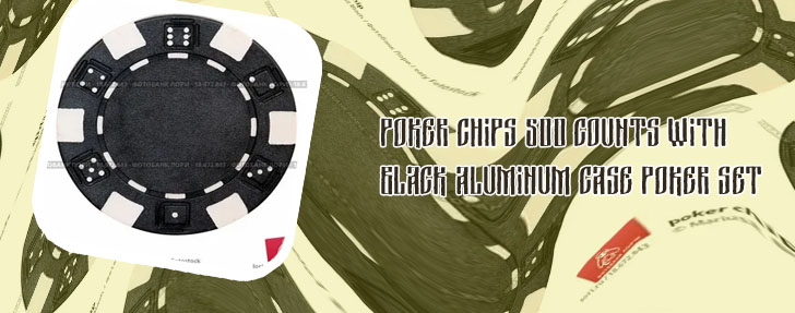 Poker chips black