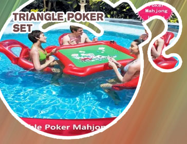 Pool poker set