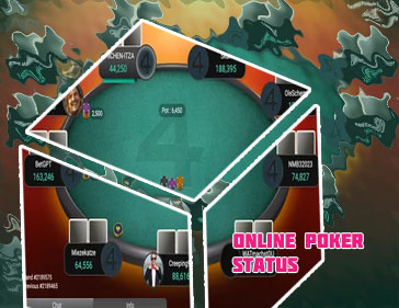 Private online poker table