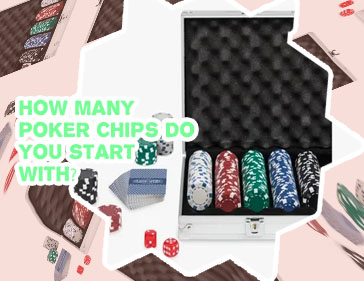 Tournament poker chip set