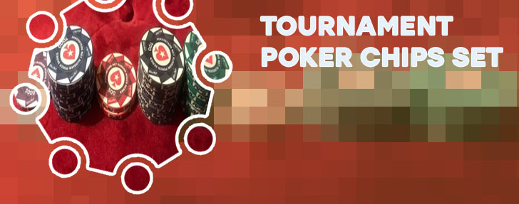 Tournament poker chips